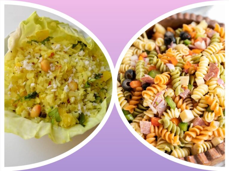 Recipe : खमंग कोबी पोहे अन् पास्ता सलाड पोहे, अवांतर, मराठीकथा, मराठीआवृत्ती, मराठीसाहित्य, मराठीलेखक, मराठीआर्टिकल, रेसिपी, कोबीपोहे, पास्तासलाड, TastyRecipe, CabbagePoha, PastaSalad