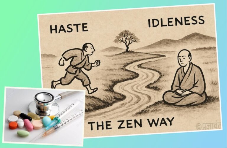 मन ‘आता’वर टिकून राहणं गरजेचं! अवांतर, मराठीकथा, मराठीलेख, मराठीआर्टिकल, आजारपण, वेळीच उपचार, योग्य उपचार, झेन कथा, अकिरा, ओटो हारून,