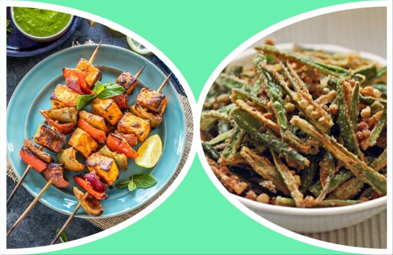 Recipe : तंदुरी पनीर कबाब अन् कुरकुरीत भेंडी अवांतर, रेसिपी, Recipe, Kitchen Tips, किचन टीप्स, किचन टिप्स, मी मराठी, अभिजात मराठी, पीनर कबाब, पनीरची भाजी, तंदुरी पनीर कबाब, भेंडी मसाला, भेंडीची भाजी, कुरकुरीत भेंडी,