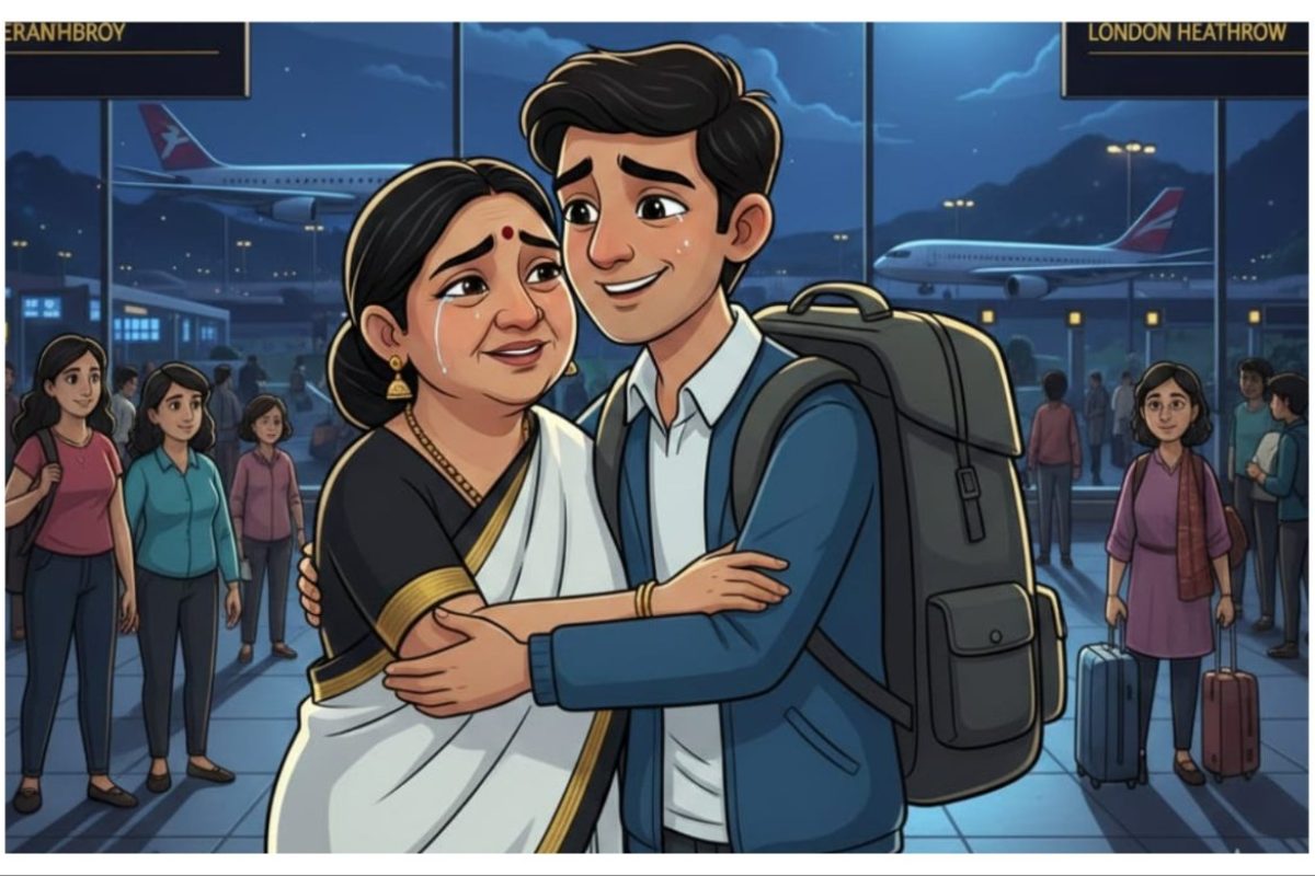 अवांतर, मराठीआर्टिकल, मराठीलेख, मराठीकथा, कथाकहाणी, मी मराठी, अभिजात मराठी, परदेशी शिक्षण, आई मुलगा, खंबीर मनाची आई, पिता कन्या, सासरा सून, मुलाचे उच्च शिक्षण,