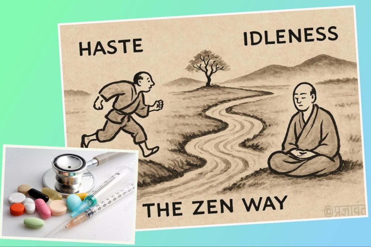 अवांतर, मराठीकथा, मराठीलेख, मराठीआर्टिकल, आजारपण, वेळीच उपचार, योग्य उपचार, झेन कथा, अकिरा, ओटो हारून,