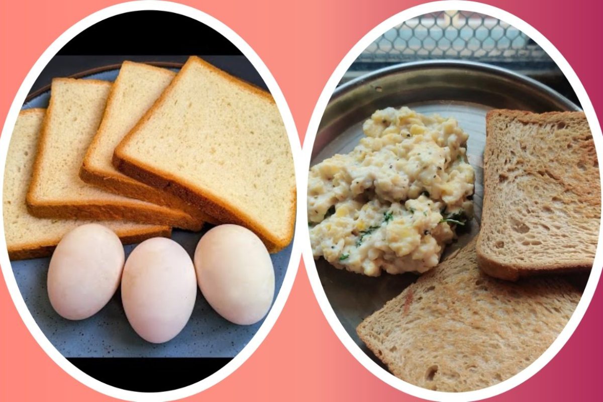 अवांतर, मराठीकथा, मराठीसाहित्य, मराठीलेखक, मराठीआर्टिकल, मराठीस्टोरी, रविवारची न्याहारी, रविवारचा ब्रेकफास्ट, अंडी ब्रेड, एग ब्रेड, लसणाच्या स्वाद, Butter Garlic Scrambled Eggs, अंडा भुर्जी