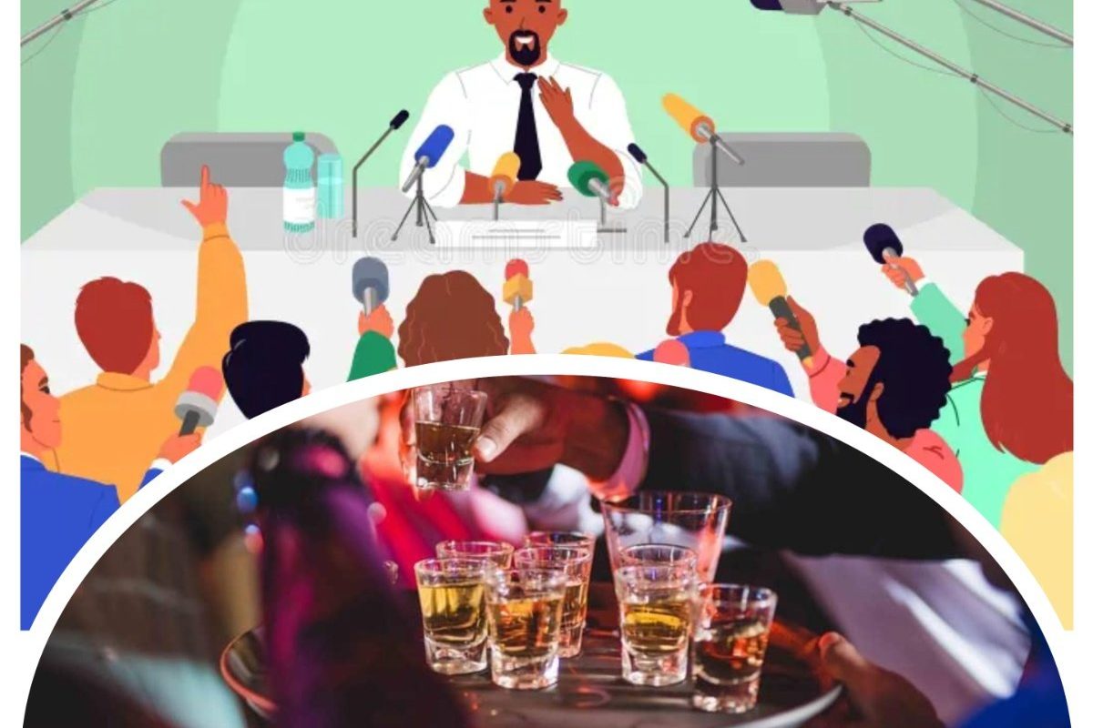 भाताची, अवांतर, मराठीकथा, मराठीलेख, मराठीसाहित्य, मराठीआर्टिकल, पत्रकारिता, नीतिमत्ता, मद्यपान, मराठी_संमेलन, Journalism, Ethics, Alcohol, Marathi_Sammelan