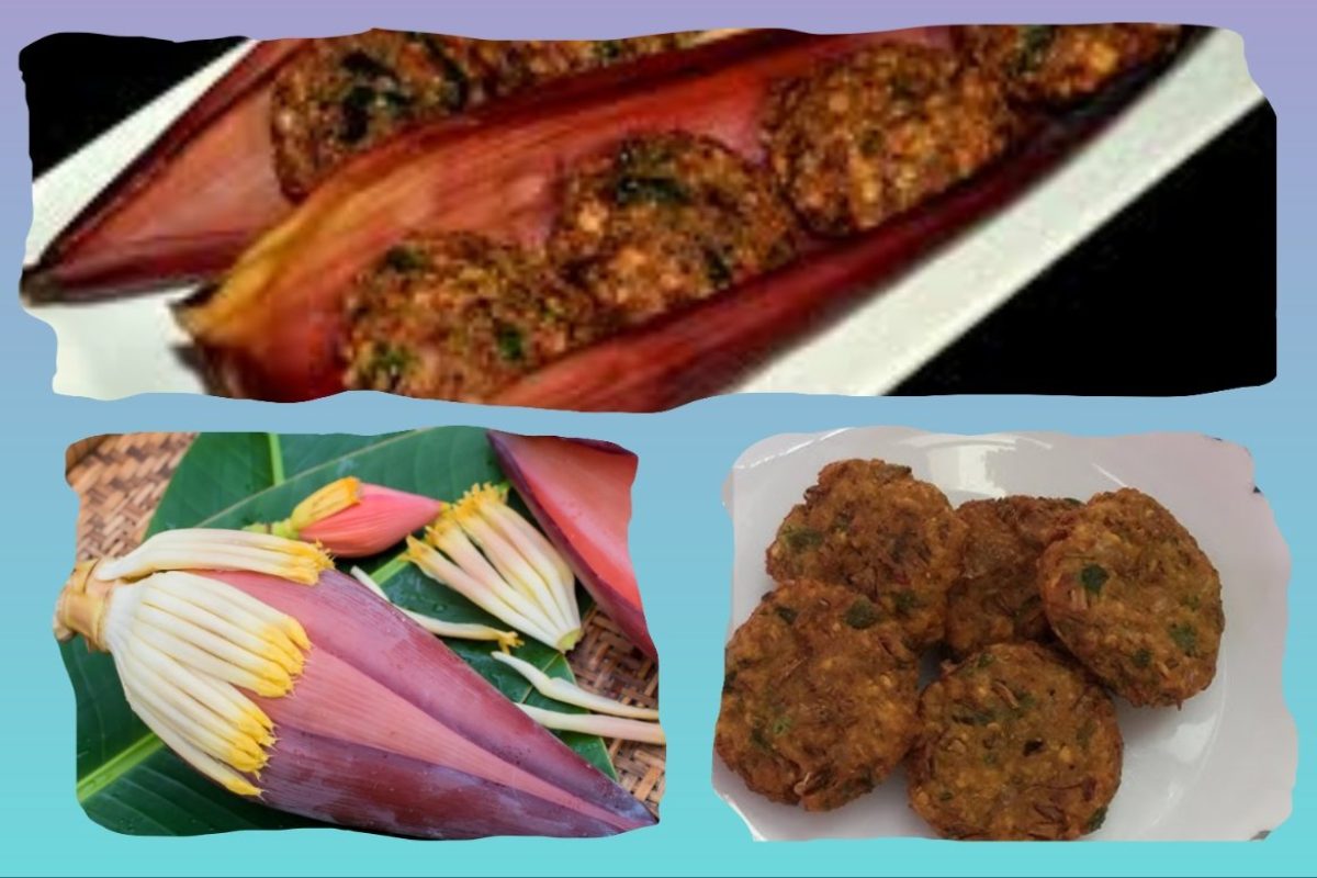 अवांतर, रेसिपी, Recipe, Banana flower Vada, केळफूल, केळफूल वडे, केळफुलाचे वडे, Kelphul Vade,