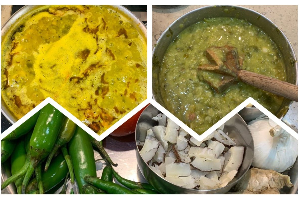 अवांतर, recipe, रेसिपी, विदर्भ स्पेशल, विदर्भ खासियत, मिरचीची भाजी, मिरची भाजी भाकरी, डाळगंडोरी