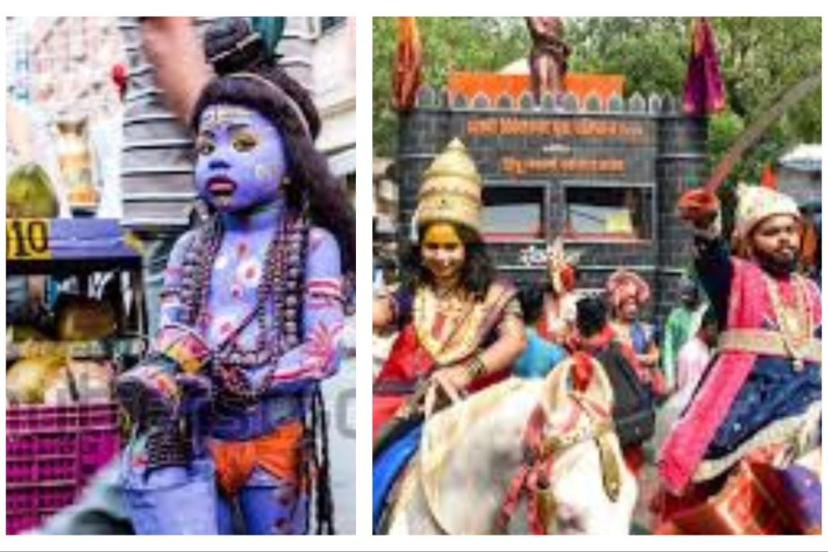 अवांतर, मराठीकथा, मराठीसाहित्य, मराठीलेख, मराठीआर्टिकल, महादेव, मिरवणूक, शंकर वेश, होळी, बम बम भोले, ओम, Mahadev, Procession, Shankar costume, Holi, Bam Bam Bhole, Om