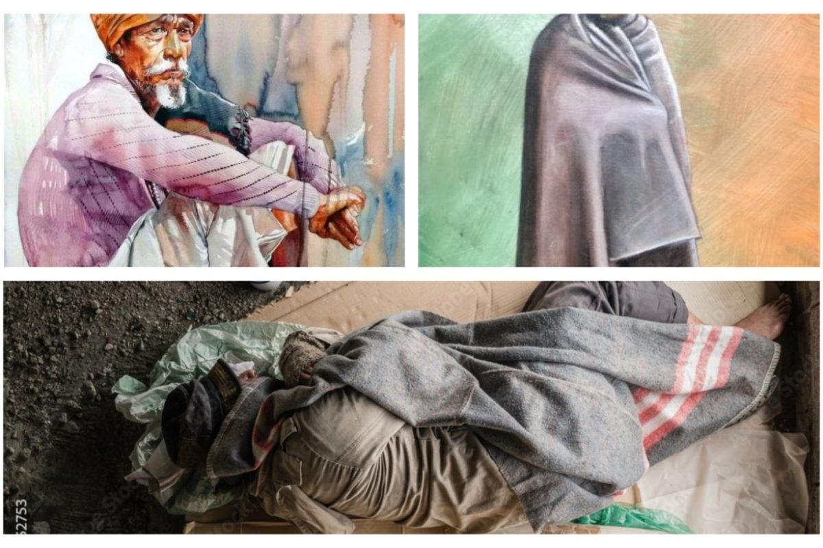 अवांतर, मराठीकथा, मराठीसाहित्य, मराठीलेखक, भिकारी, ब्लँकेट, नवे ब्लँकेट, भिकाऱ्याचे ब्लँकेट, भिकाऱ्याचा मृत्यू,